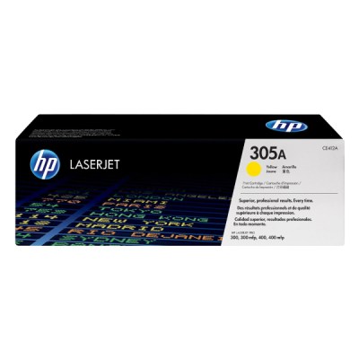 HP 305A (CE412A) - Jaune - Original